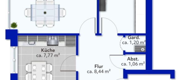 Квартира с 2 спальнями в Штаде, Германия № 149033 11