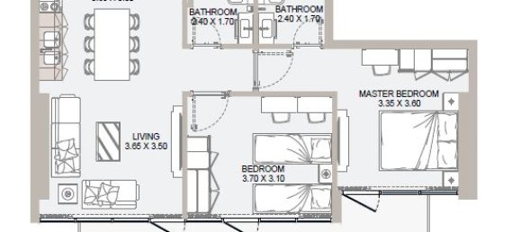 2 bedrooms Apartment in Al Reem Island, UAE No. 12174 6