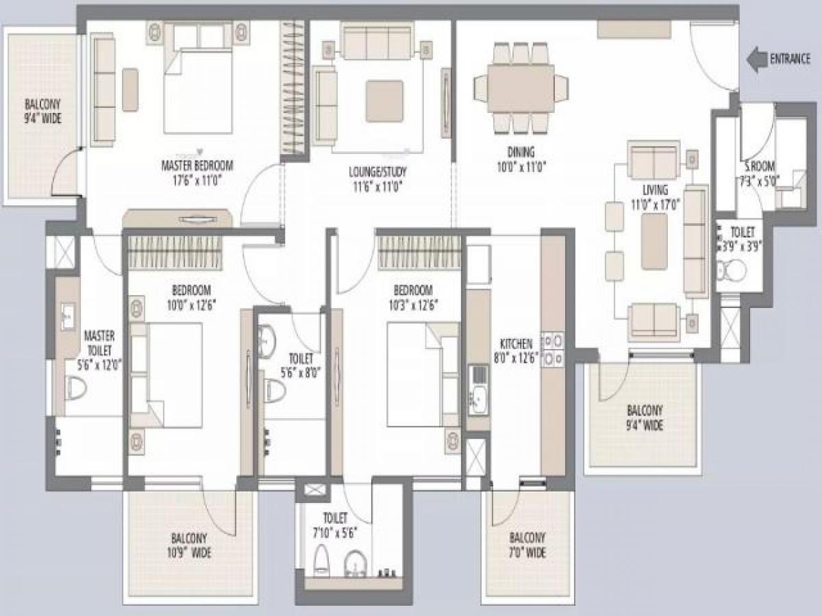 3 bedrooms House in Gurgaon, India No. 16115