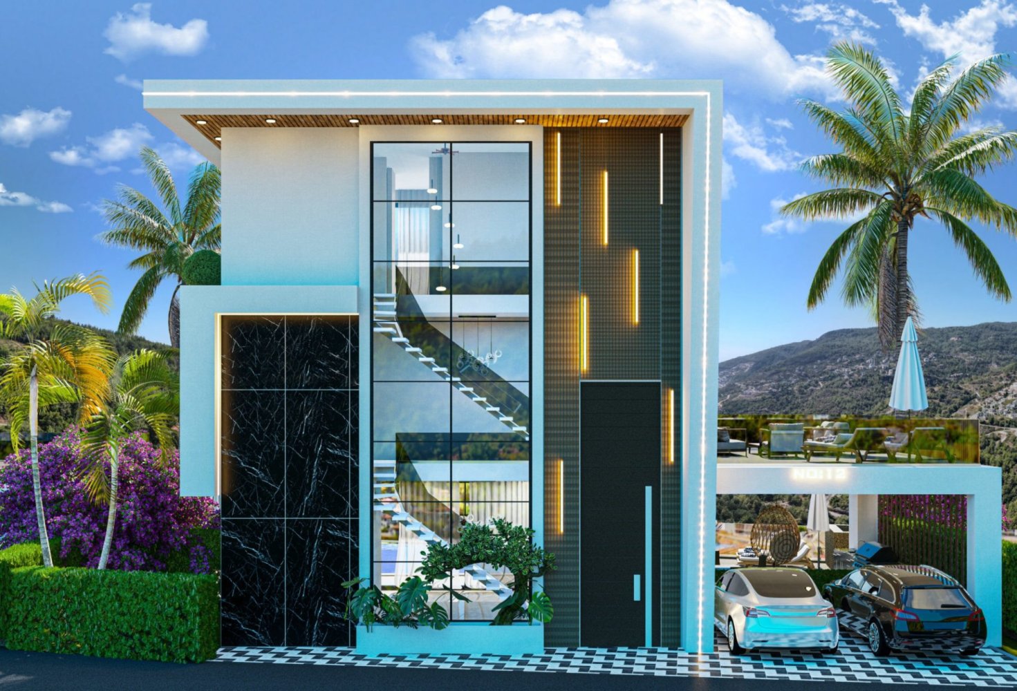 Villa 3+1 in Antalya, Turkey No. 8101