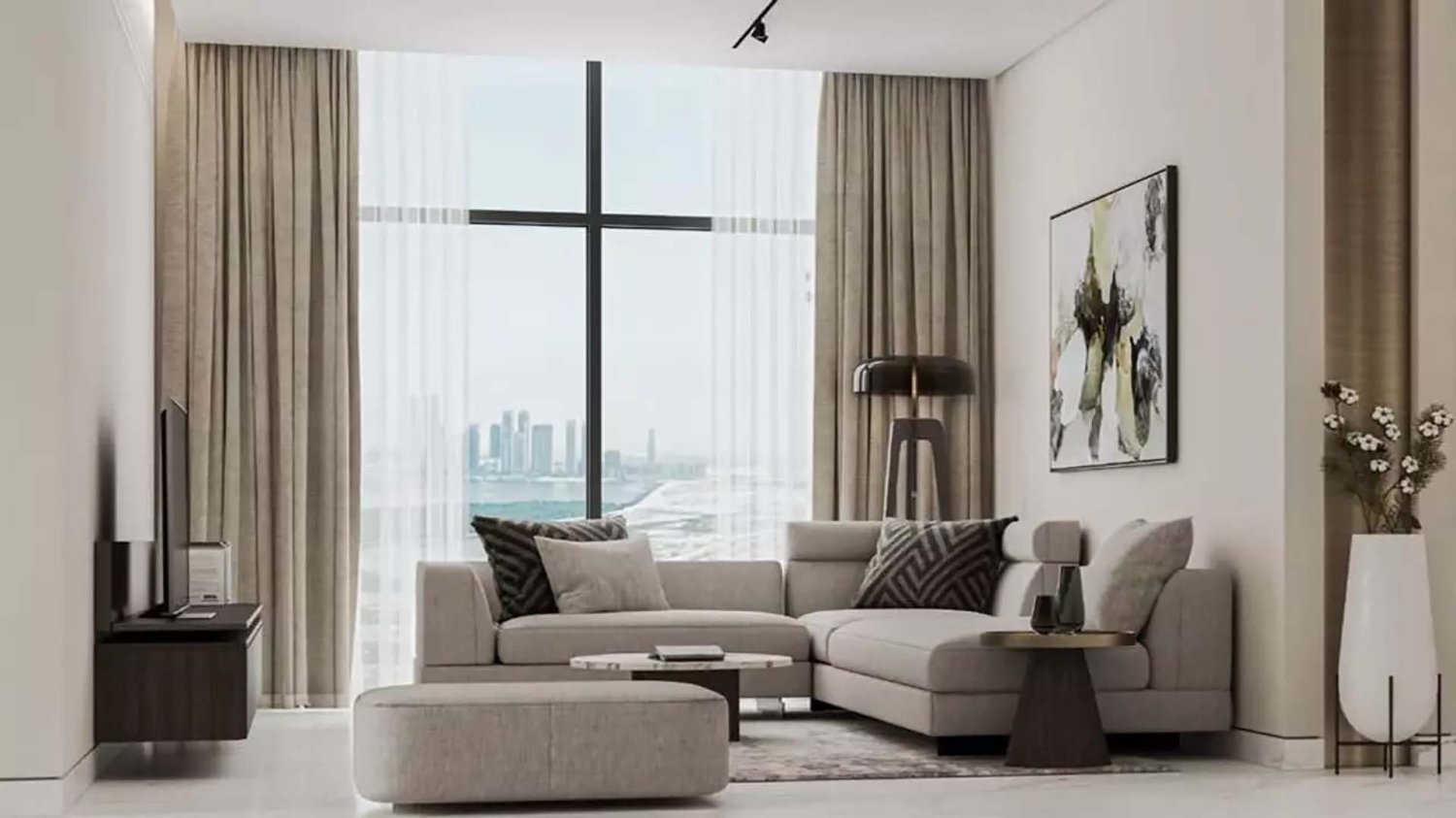 Квартира с 1 спальней в 360 RIVERSIDE CRESCENT, Nadd Al Sheba, ОАЭ № 61699