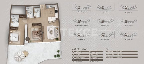 Estudio en venta en Ras Al Khaimah, UAE № 182675 2