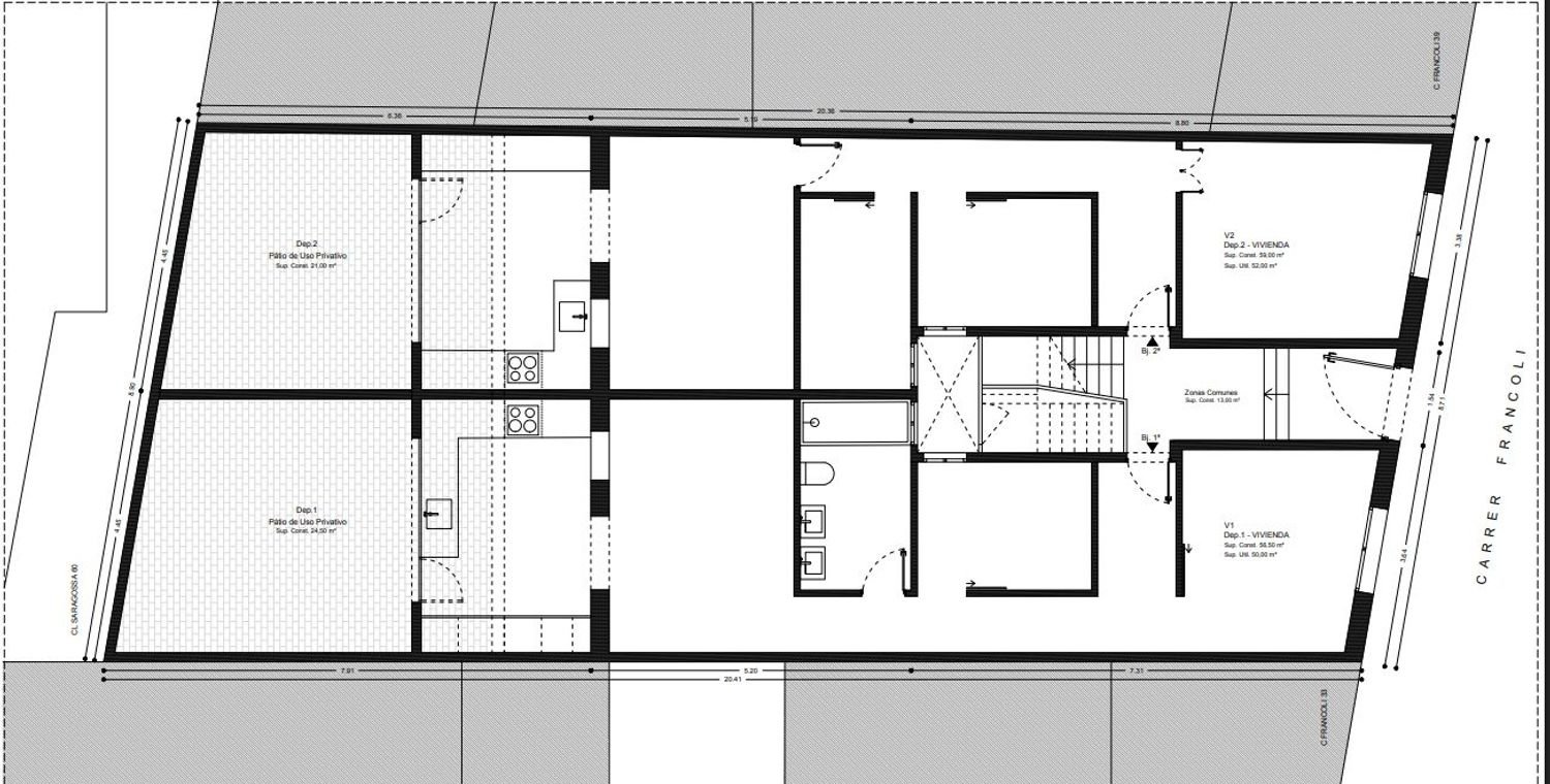 Apartamento T2 em Barcelona, Spain N.º 247834