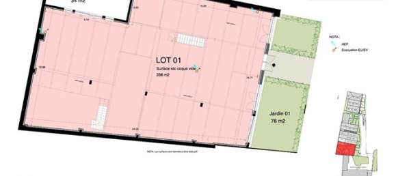 مكتب في Pantin, France 601متر مربع رقم 354684 5