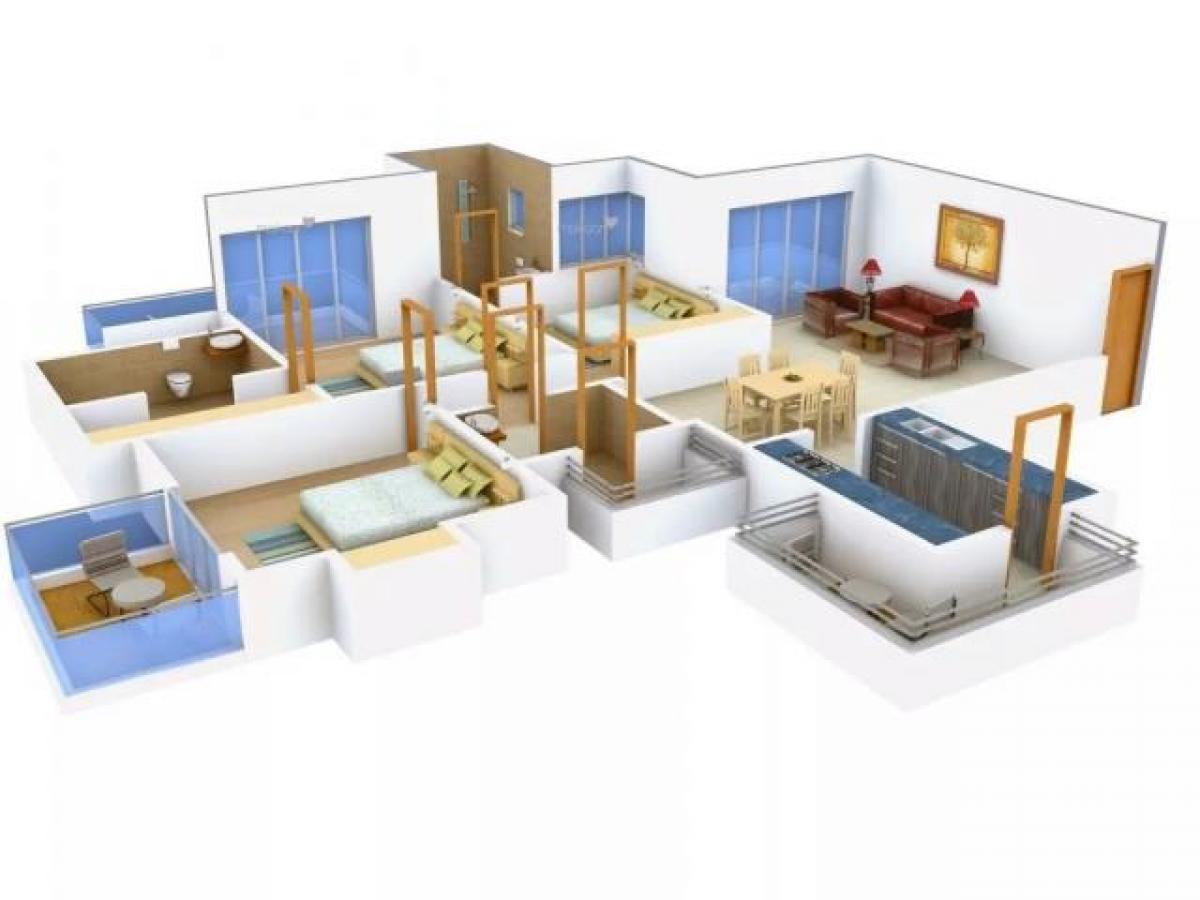 Casa de 3 dormitorios en Faridabad, India No. 7241