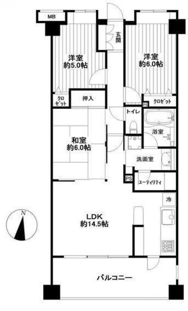 3 bedrooms Apartment in Saitama, Japan No. 2688