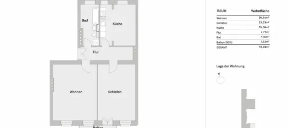 2 rooms Apartment in Friedrichshain, Germany No. 111226 13