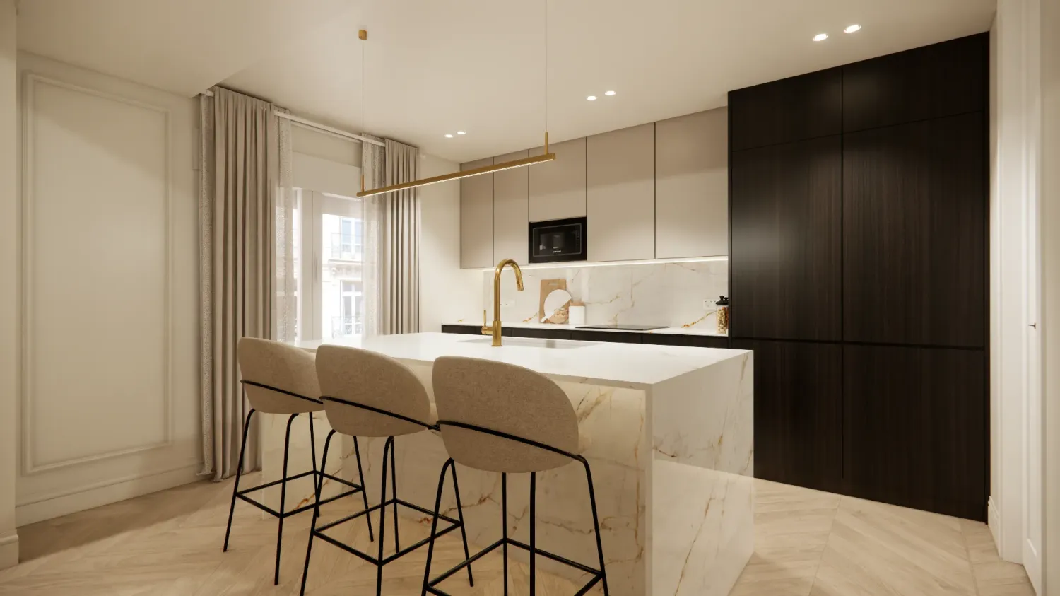 3 غرف نوم شقة في Madrid, Spain رقم 98421