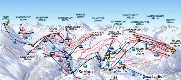 3 rooms Apartment in Ladis, Austria No. 56523 15