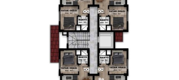 2 rooms Apartment in Alanya, Turkey No. 29812 14