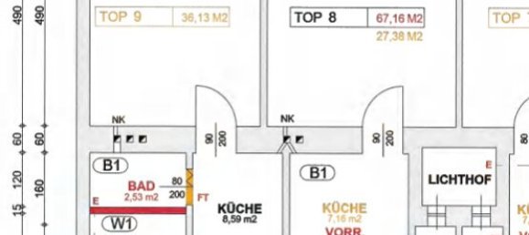 3 rooms Apartment in Brigittenau, Austria No. 54241 6