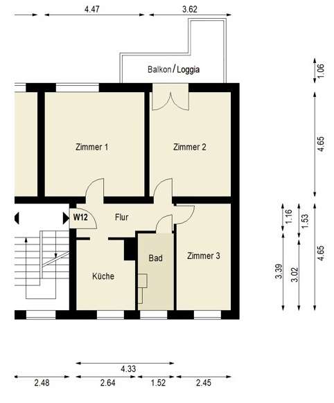 Apartamento T2 em Mitte, Germany N.º 110377