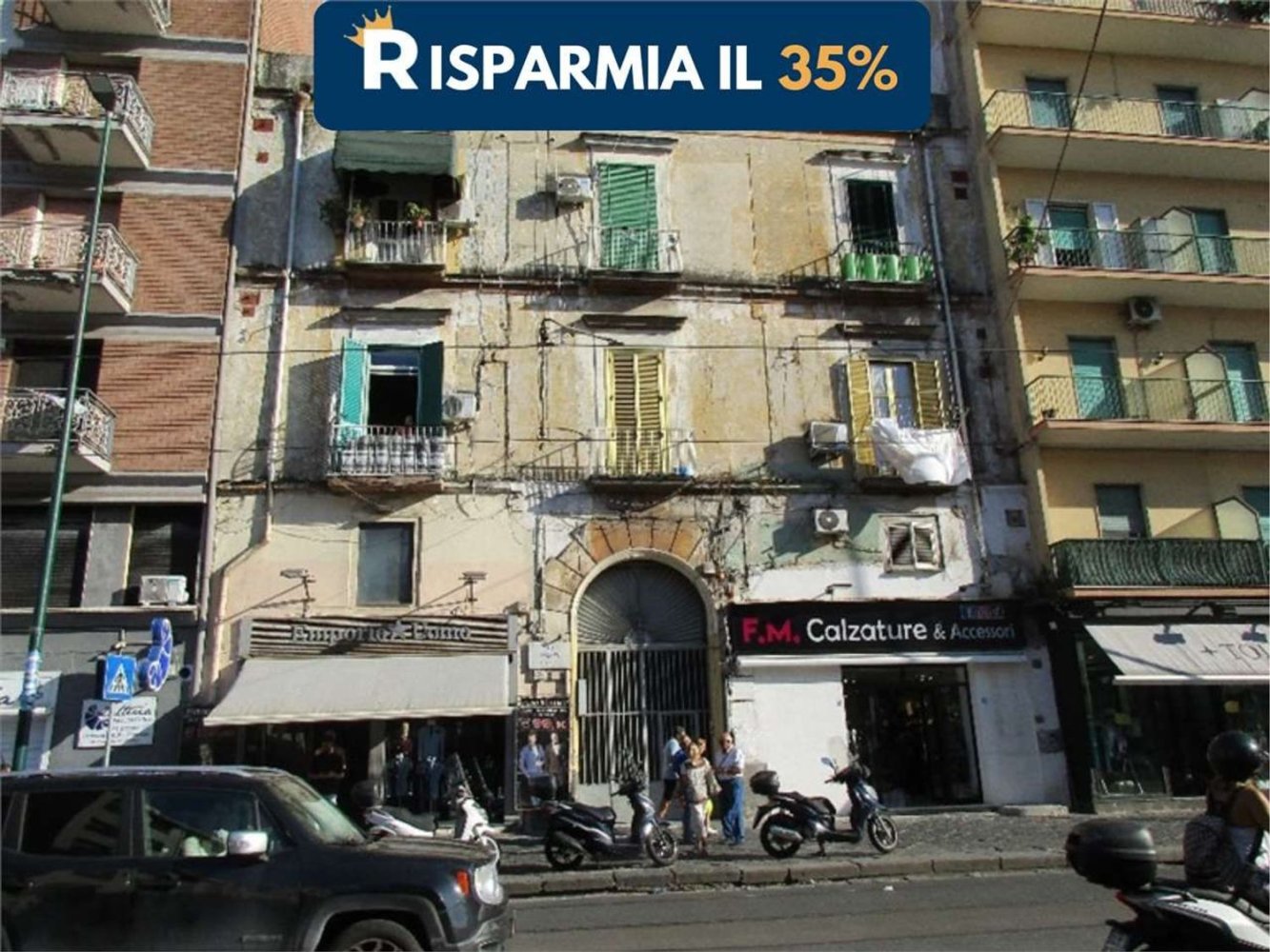 3 rooms Apartment in Naples, Italy No. 9948