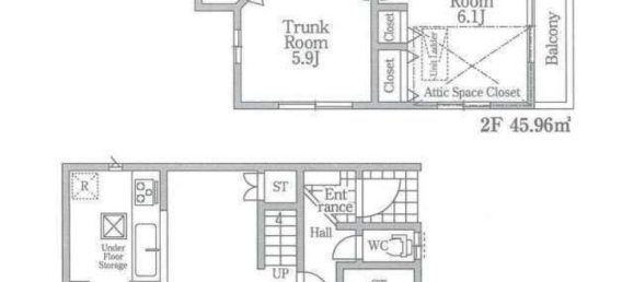 Дом с 3 спальнями в Сайтама, Япония № 6384 2