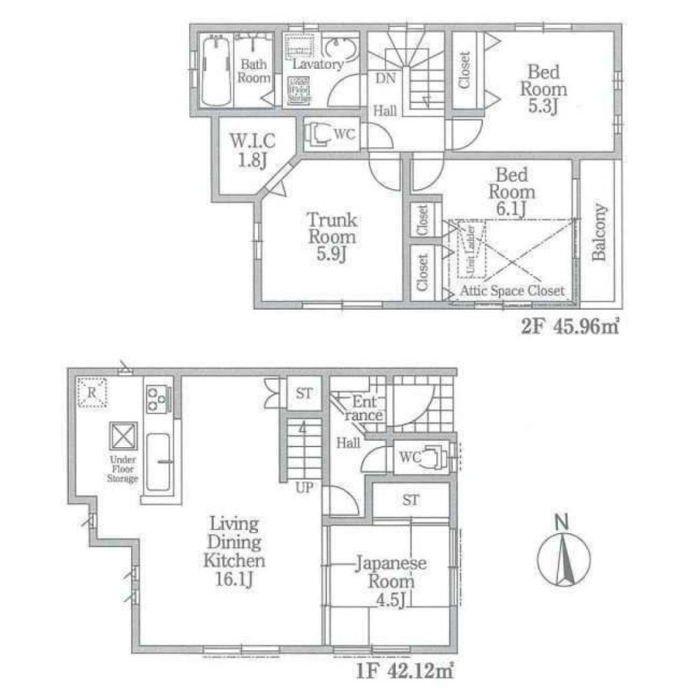Дом с 3 спальнями в Сайтама, Япония № 6384