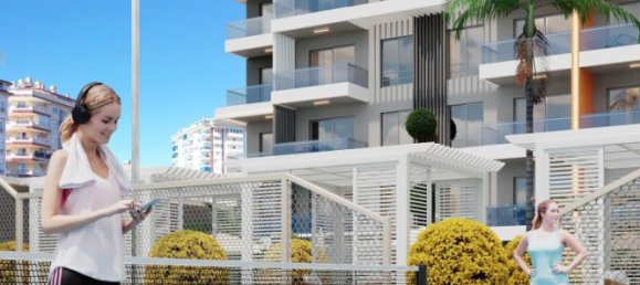 Квартира 1+1 в Аланья, Турция № 10778 21