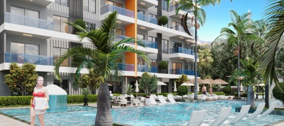 Квартира 1+1 в Аланья, Турция № 10778 30