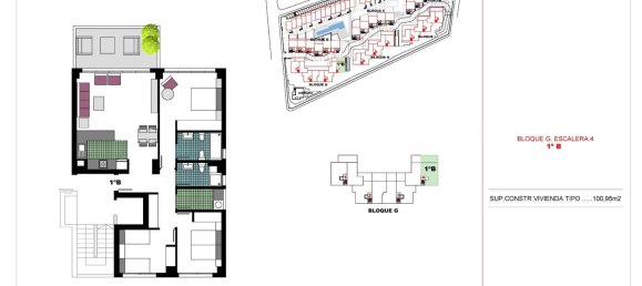 Apartamento de 3 dormitorios en Playa Flamenca II, Spain No. 6588 15