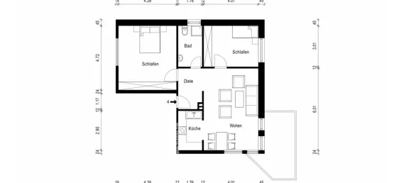3-Zimmer Wohnung in Münster, Germany, Nr. 26580 7