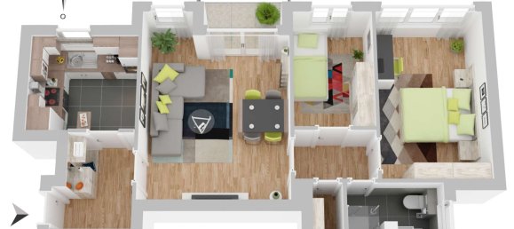 Apartamento de 2 habitaciónes en Gesundbrunnen, Germany No. 48606 10