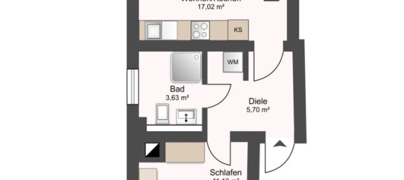 Квартира с 2 комнатами в Дрезден, Германия № 284615 4