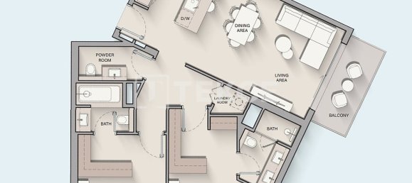 2 dormitorios apartamento en venta en City of Arabia, Dubai, UAE № 182202 3