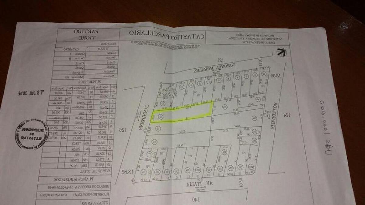 Земельный участок в Тигре, Аргентина № 118937