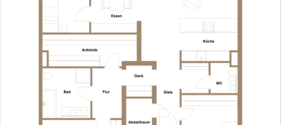 2 bedrooms Apartment in Braunschweig, Germany No. 60610 39