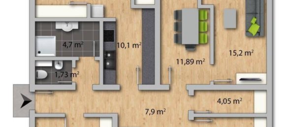 Apartamento de 6 habitaciónes en Innsbruck-Stadt, Austria No. 219337 6