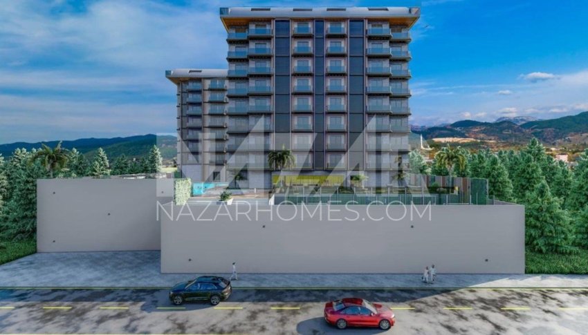 Appartement 1+1 à Alanya, Turkey No. 14367