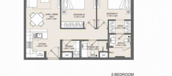 2 chambres Appartement à CENTURION ONYX, Meydan, UAE No. 60226 9