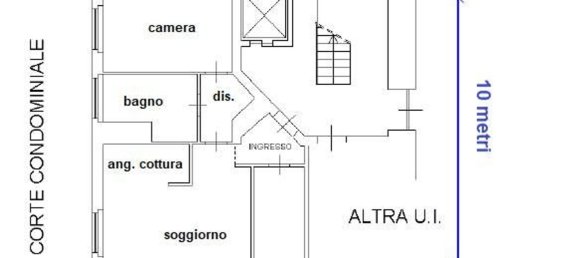 3 rooms Apartment in Livorno, Italy No. 161291 10