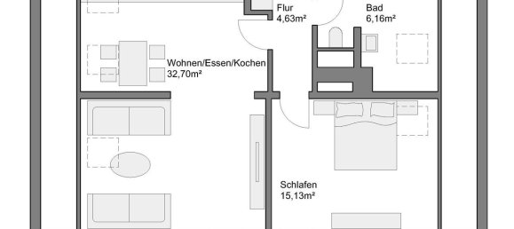 1 غرف نوم شقة في Weilheim-Schongau, Germany رقم 315515 9