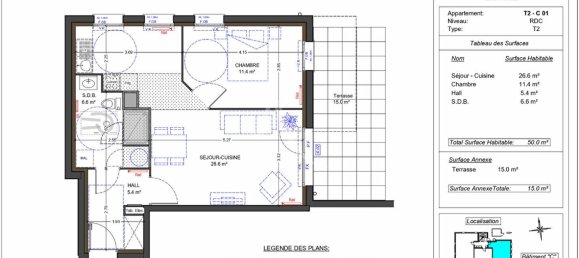 1 غرف نوم شقة في Berck, France رقم 82821 2