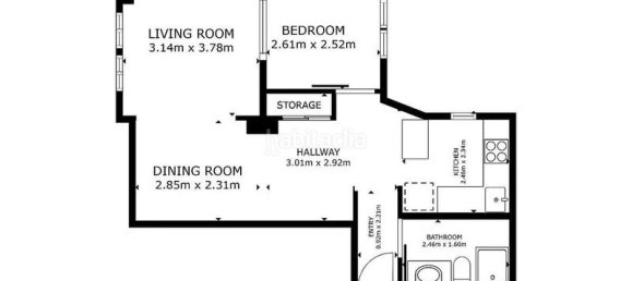 Apartamento de 1 dormitorio en Comunidad Autónoma Vasca, Spain No. 166747 10