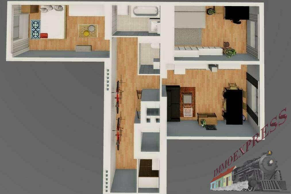 3 rooms Apartment in Favoriten, Austria No. 208576