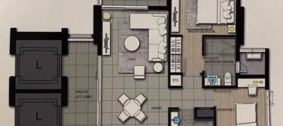 2 bedrooms Condo in Bangkok, Thailand No. 2711 10