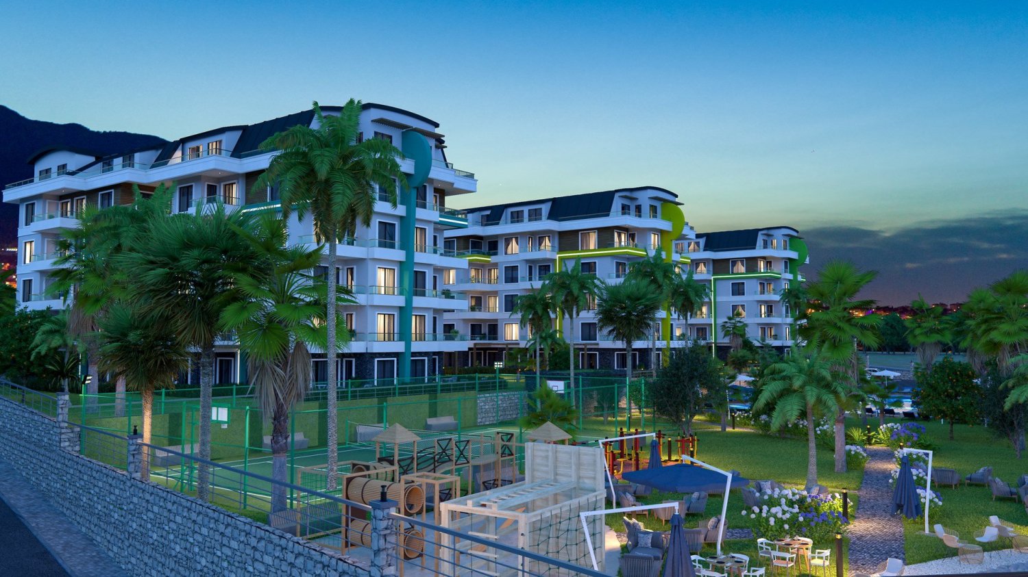 Apartamento 2+1 em Oba, Turkey N.º 14126