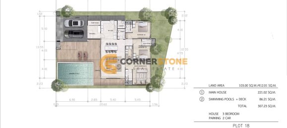 Maison à Pattaya, Thailand 307m² No. 61321 4