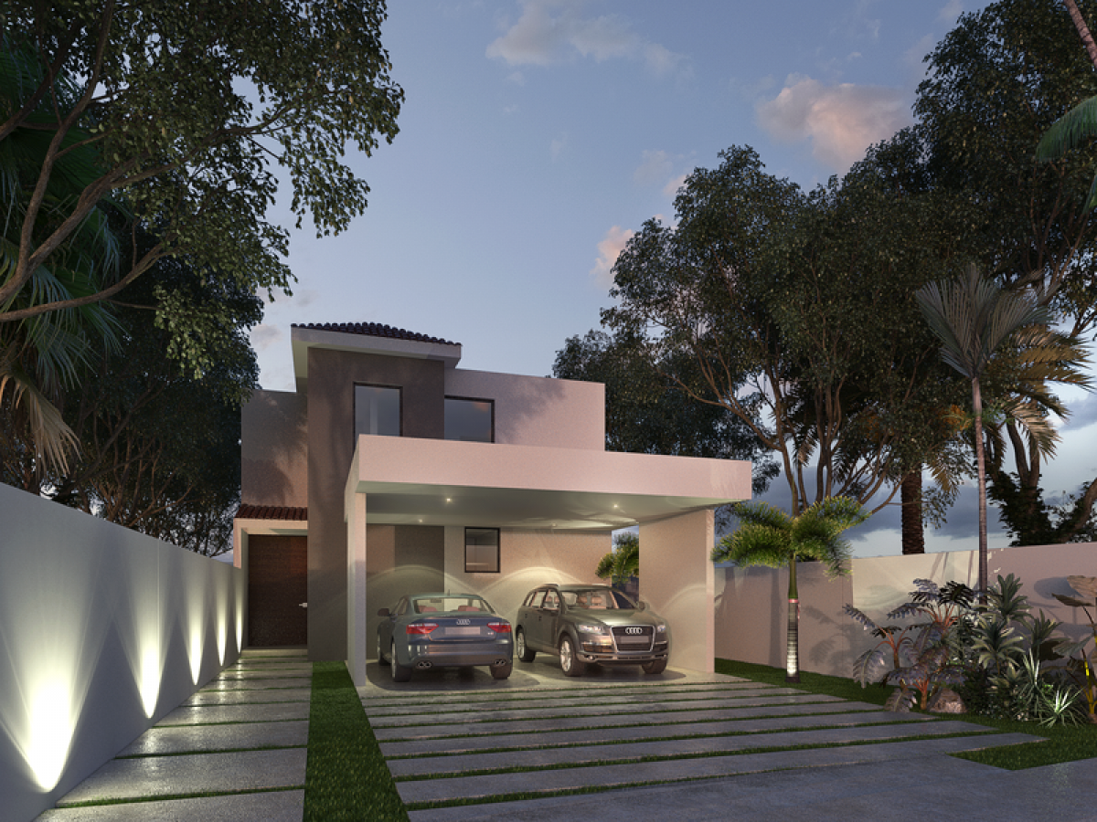 Casa de 3 dormitorios en Mérida, Mexico No. 132084