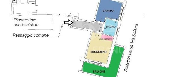 2 rooms Apartment in Rome, Italy No. 33214 14