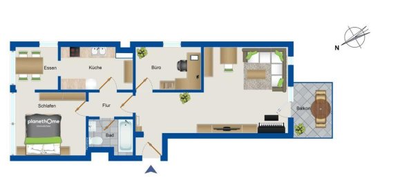 Apartamento de 3 habitaciónes en Bodenseekreis, Germany No. 40101 15