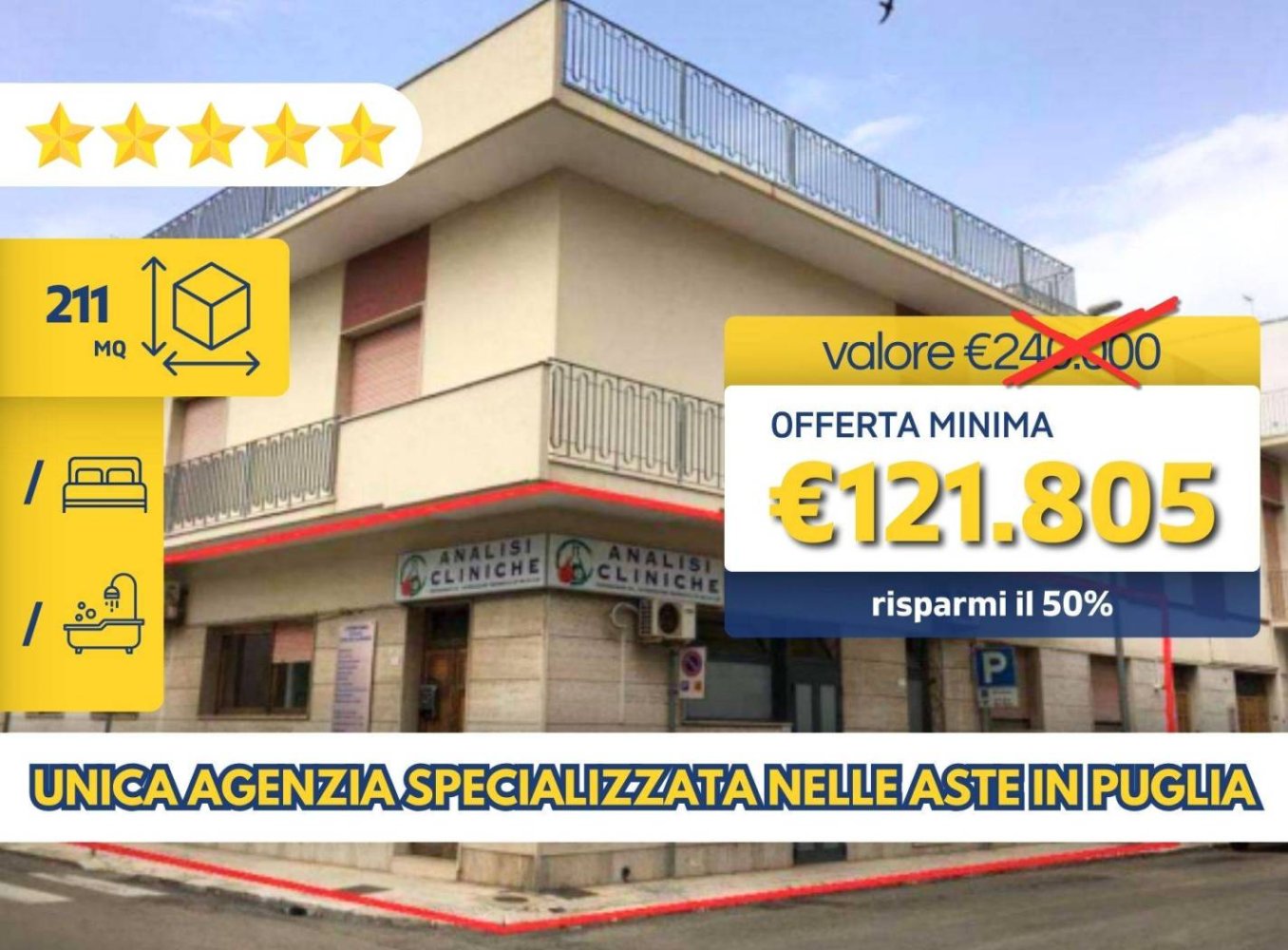 5غرفة عقار تجاري في Maglie, Italy رقم 15683