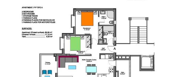 2 Schlafzimmer Wohnung in La Zenia, Spain, Nr. 121733 21