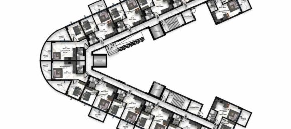 Квартира 1+1 в Газипаша, Турция № 7237 6