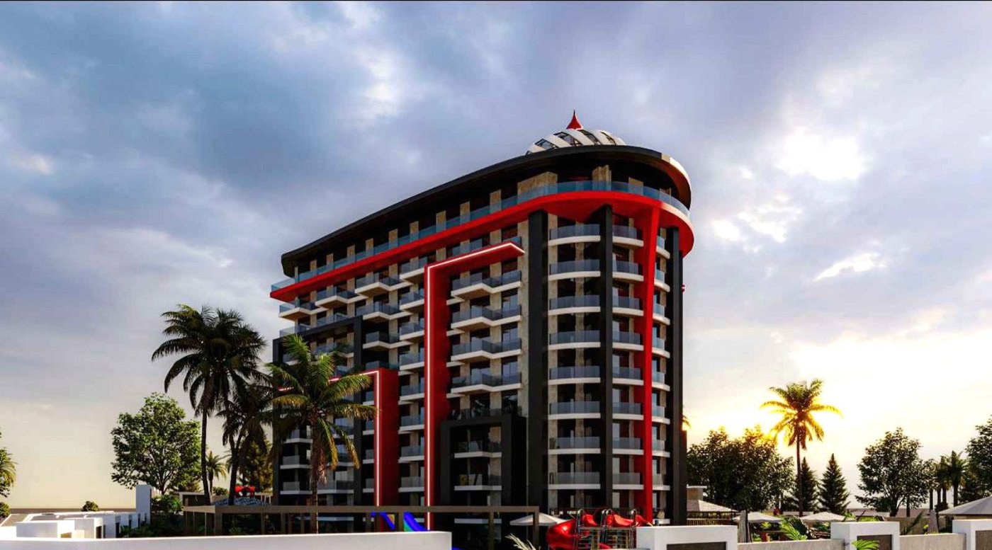 Квартира 1+1 в Газипаша, Турция № 7237