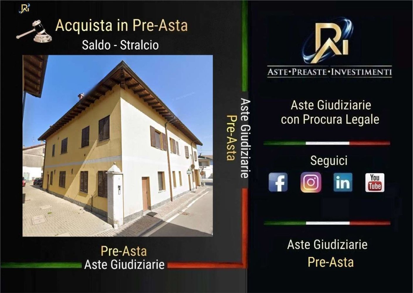 Apartamento de 3 habitaciónes en Gerenzago, Italy No. 181356