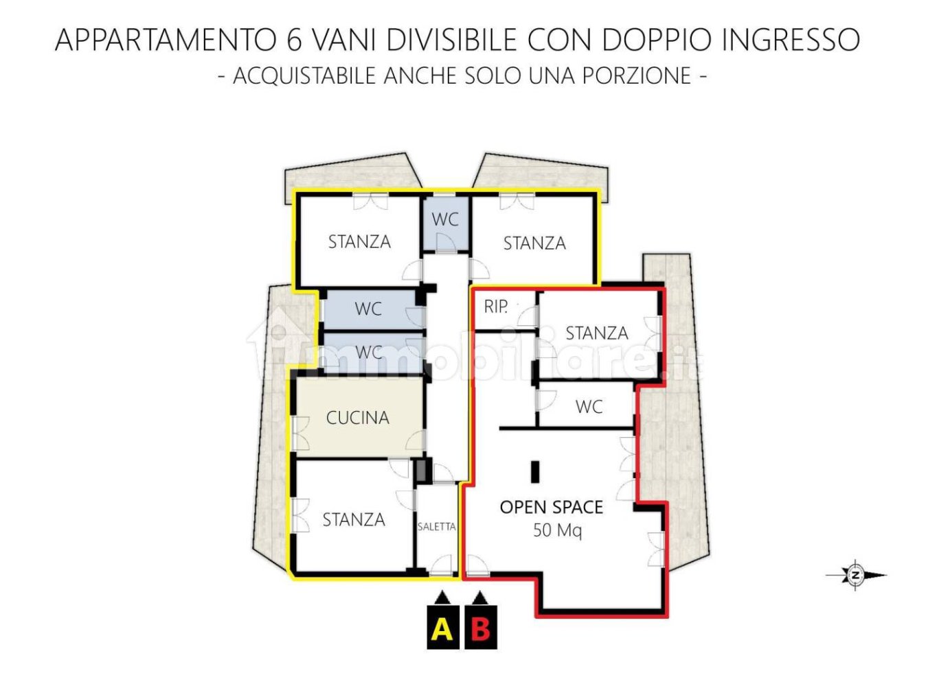 1 bedroom Apartment in Catania, Italy No. 297662