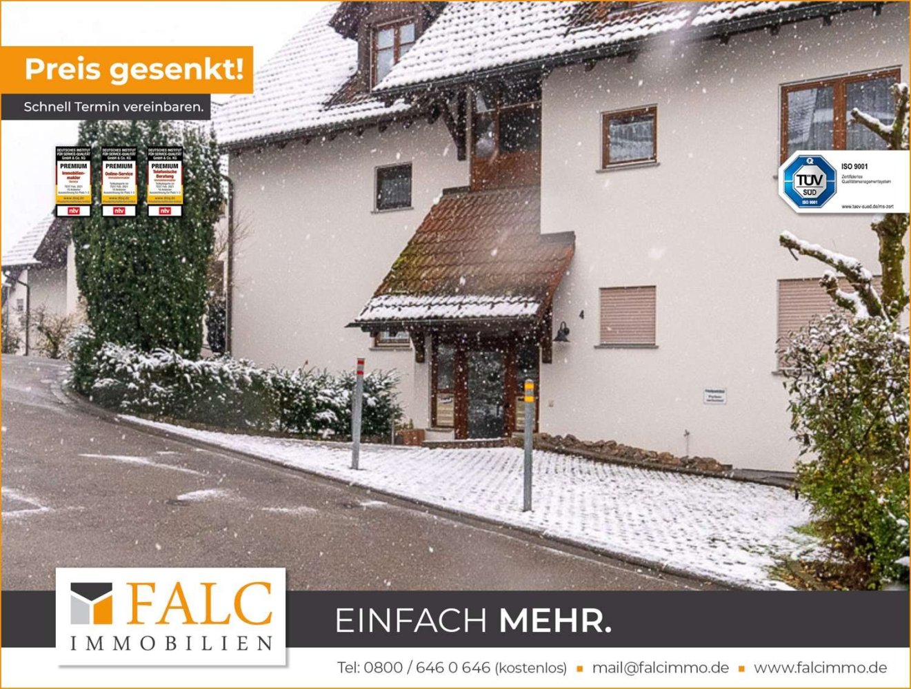 3 غرف نوم منزل ذو طابقين في Waldshut, Germany رقم 95479