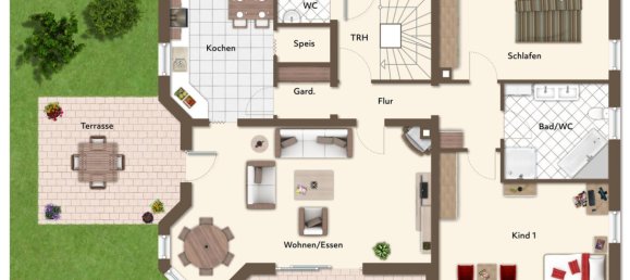 7 غرف نوم تاون هاوس في Wartburgkreis, Germany رقم 14538 15